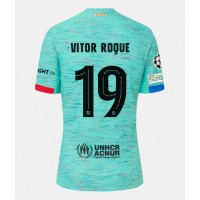 Fotbalové Dres Barcelona Vitor Roque #19 Alternativní 2023-24 Krátký Rukáv